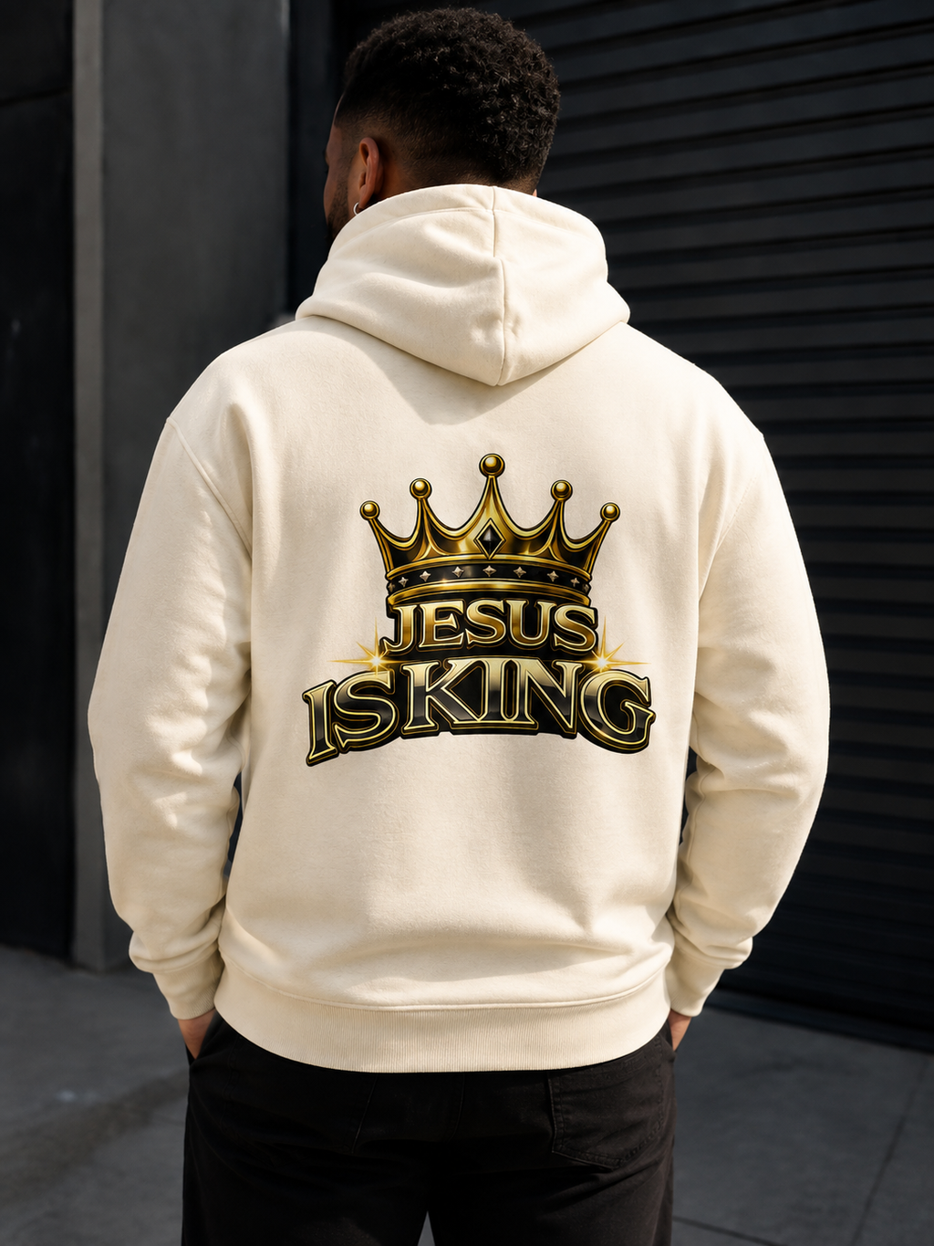 JESUS IS KING (Custard Hood)
